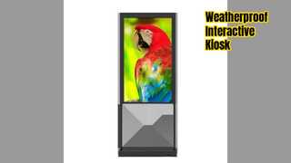 Οθόνη αφής 55 ιντσών ασφαλούς εξωτερικού περιπτέρου