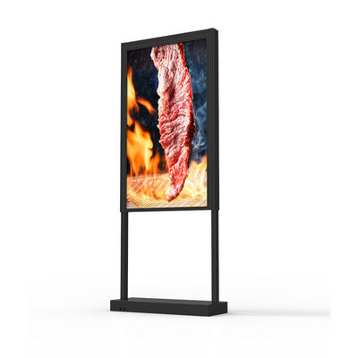Αγορά 55' Ultra Bright LCD διπλής όψης ψηφιακή σήμανση οθόνη 10 σημεία χωρητική επαφή online manufacture