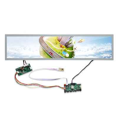 Αγορά 1366x256 LVDS Ηλιακό διάβασμα Εικονική οθόνη TFT LCD οθόνη 28 ιντσών ηλεκτρονική κατασκευή