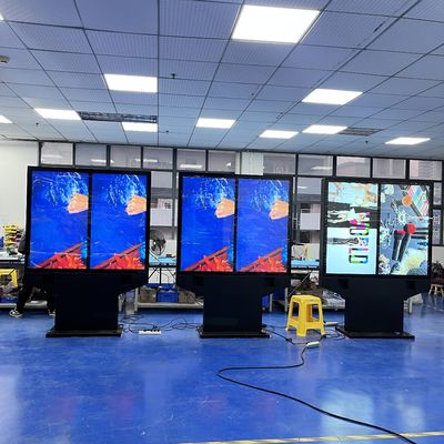 Αγορά 55-Inch Dual-Screen Side-By-Side Outdoor Waterproof High Brightness KFC / McDonald'S Menu Boards ηλεκτρονική κατασκευή