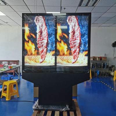 Αγορά 55-Inch Outdoor Waterproof Dual-Screen Menu Board With Sunscreen Thermal Treatment Middle East Available ηλεκτρονική κατασκευή