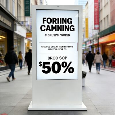 Αγορά 75 ίντσες 3000 νιτ φωτεινότητα IP65 Ανερόστερη εξωτερική ψηφιακή σήμανση με ανάλυση 4K και λειτουργικό σύστημα Android ηλεκτρονική κατασκευή