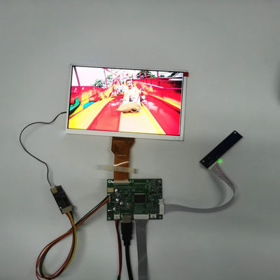 9 ιντσών 1000 Cd/m2 Ηλιακά αναγνωρίσιμη οθόνη LCD μικρού μεγέθους Βιομηχανικές οθόνες800*480