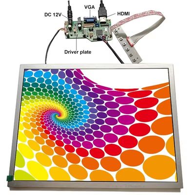 15 ιντσών βιομηχανικό ηλιακό διάβασμα LCD οθόνη οθόνης Μονάδα 1024x768 Προσαρμοσμένη