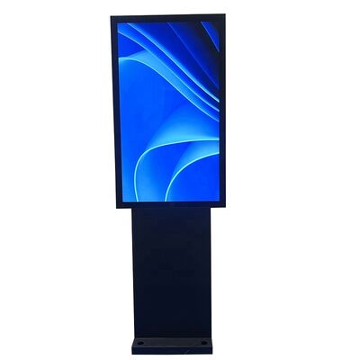 IP65 Αδιάβροχη 55 ιντσών οθόνη διαφήμισης LCD με φωτεινότητα 3000 cd εξωτερικό ψηφιακό περίπτερο σήμανσης
