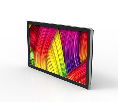 32 ιντσών υψηλή φωτεινότητα 2000 νιτς εξωτερική βιομηχανική οθόνη αφής με διεπαφή USB για αδιάβροχη ψηφιακή σήμανση